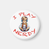 私は遊おたくゲーマー マグネット (正面)