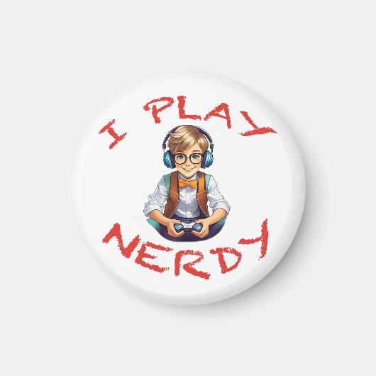 私は遊おたくゲーマー マグネット (正面)