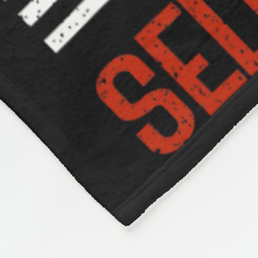 私は遊それが私の仕事で、私は自己雇用のファンである好き フリースブランケット (角)