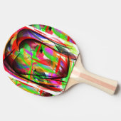 私は遊びますできます! 卓球ラケット (横)