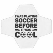 私は遊サッカーだったカッコいい サッカーボール (フラット)