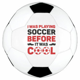 私は遊サッカーだったカッコいい サッカーボール