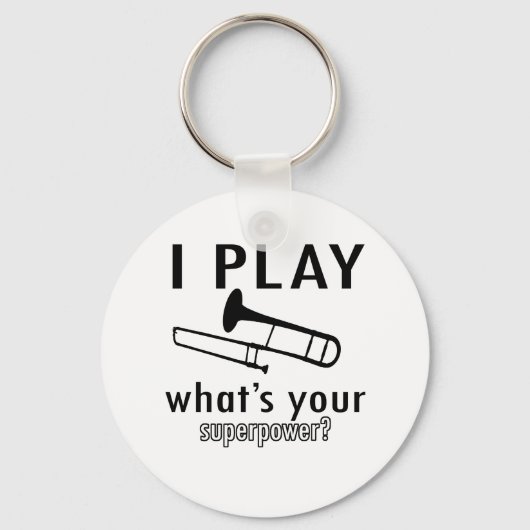 私は遊トロンボーン キーホルダー (正面)