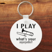 私は遊トロンボーン キーホルダー (正面)