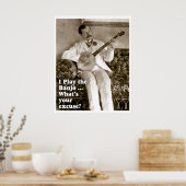 私は遊バンジョ…ポスター ポスター (キッチン)