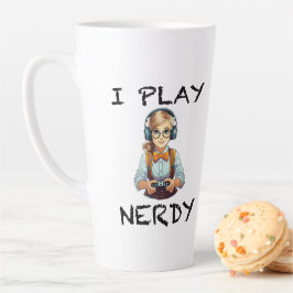 私は遊女の子 カフェラテマグ