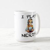 私は遊女の子 コーヒーマグカップ (正面右)