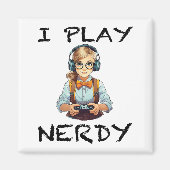 私は遊女の子 マグネット (正面)