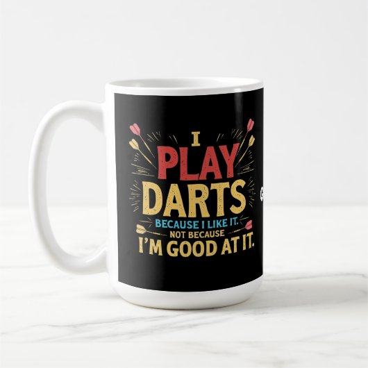 私は遊気に入った為に矢を射る、私はコズは良い コーヒーマグカップ (左)