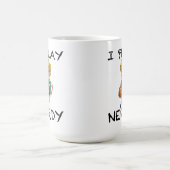 私は遊神経質 コーヒーマグカップ (中央)