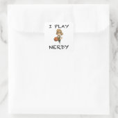 私は遊神経質 スクエアシール (バッグ)