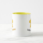 私は遊黄色い斑点 マグカップ (中央)