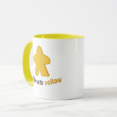 私は遊黄色い斑点 マグカップ (正面左)