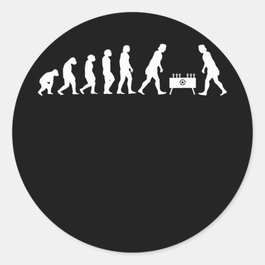 私は遊Foosballのテー実在ブルで人は回転しない ラウンドシール (正面)