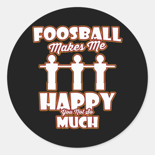 私は遊Foosballのテー実在ブルで人は回転しない ラウンドシール (正面)