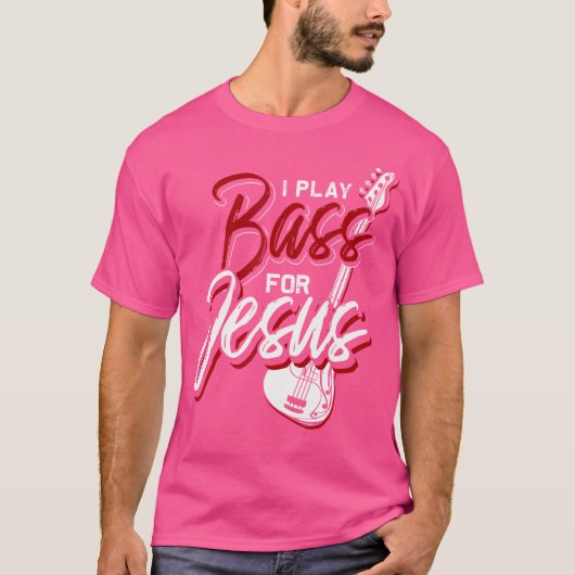 私は遊Jesus Bass Guitarのベース Tシャツ (正面)