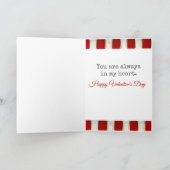 私は運あなたのハート – バレンタイン シーズンカード (内部)