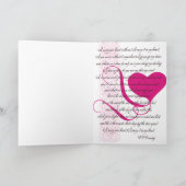 私は運お前のハートグリーティングカード カード (内部)