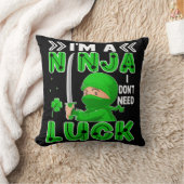 私は運が必要ない忍者であるセント・パトリックの日 クッション (ブランケット)