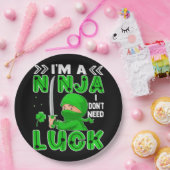 私は運が必要ない忍者であるセント・パトリックの日 ペーパープレート (パーティー)