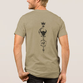 私は運を信じるのではなく自分を信じる トライブレンドTシャツ