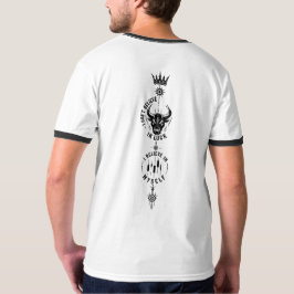 私は運を信じるのではなく自分を信じる Tシャツ