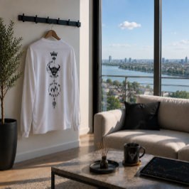 私は運を信じるのではなく自分を信じる Tシャツ