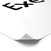 私は運動が大好き ポスター (角)