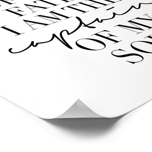 私は運命の主人だ。僕が船長だ ポスター (角)