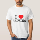 私は運転することを愛します Tシャツ (正面)
