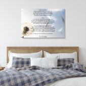 私は運E・E・Cummingsによる君のハート詩 キャンバスプリント (インサイチュ (寝室))