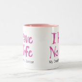 私は過しません生命(ダンス)を ツートーンマグカップ (中央)