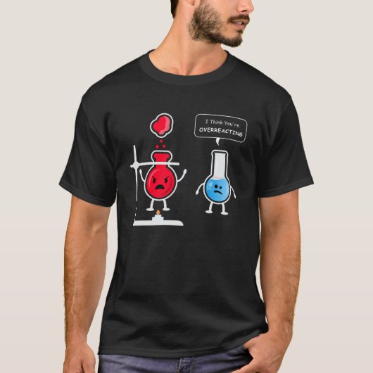 私は過考え過訴している Tシャツ (正面)