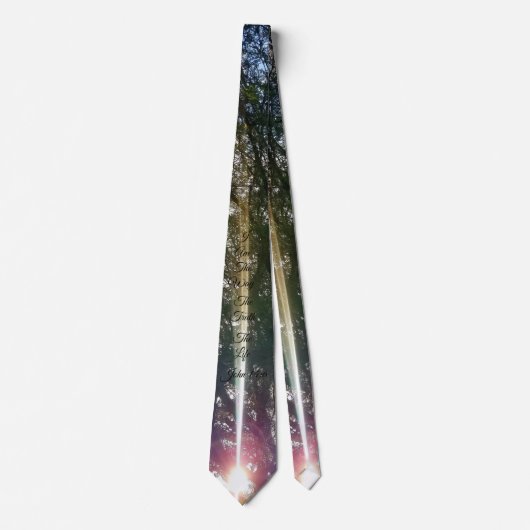 「私は道だ、真実と人生だ」ネクタイ ネクタイ (正面)