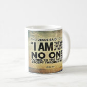 私は道であり、真実であり、人生である コーヒーマグカップ (正面右)