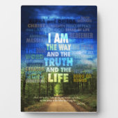 私は道であり、真実であり、人生である – John 14: フォトプラーク (正面)