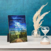 私は道であり、真実であり、人生である – John 14: フォトプラーク (側面)