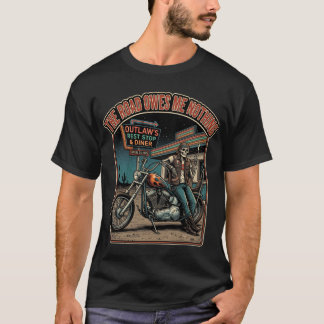 私は道路に何も負けない バイカーTシャツ Tシャツ