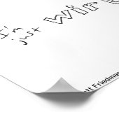 私は違う風変わりように配線されてる! ポスター (角)