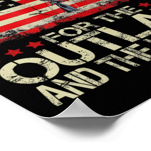 私は違法行為とヒルビリー2024の刺激に投票した ポスター (角)