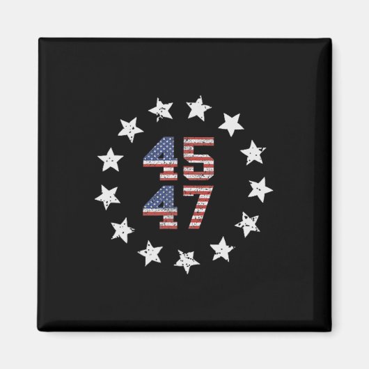 私は違法行為とヒルビリー・トランプ・バンに投票した マグネット (正面)