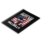 私は違法行為と2024年のヒルビリーに投票している ノートブック (左側)