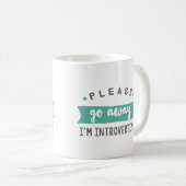 私は遠くにに内に向けていますcofeeのマグを行きます コーヒーマグカップ (正面右)