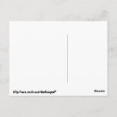 私は遠くに妖精たちと一緒に保いる ポストカード (裏面)