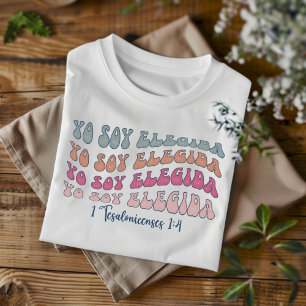 私は選ばれた苦悩のキリスト教徒スペイン語 Tシャツ