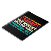 私は選択的に聞いて申し訳なく思う厳選された ノートブック (左側)