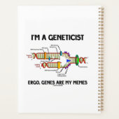 私は遺伝学者エルゴ遺伝子は私のミームDNAである プランナー手帳 (裏面)