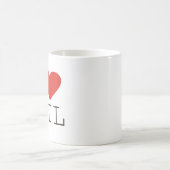 私は邪悪な卑劣私マグ愛します コーヒーマグカップ (中央)