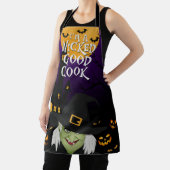 私は邪悪な良い調理師オールオーバープリントエプロン エプロン (インサイチュ)