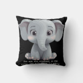 私は部屋の中の象ではない クッション (正面)